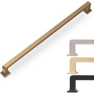 6 Pack 15 Inch Cabinet Pulls Antique Brass Kitchen Cabinet Handles Zinc Alloy Drawer Pulls Solid Cabinet Hardware