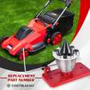 New Upgrade Large Size Lawn Mower Blade Sharpener & Balancer, 15-45 Adjustable Frame with Ball Bearing Manufacture Handle and High Precision Magnetic Blade Balancer for Many Types of Blade
