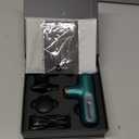 Super Mini Massage, Percussion Deep Tissues Muscle Massager, Compact Sports Travel Massage, Portable Handheld Massager for Home, Gym, Office, Outdoors (Green)