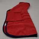 Dog Drying Coat - Fast Drying Dog Towel Robe - Microfiber Super Absorbent Pet Bathrobe, Adjustable Collar & Belly Strap Fast Drying Bath Robe Towel (Medium, Red)