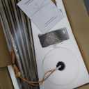 WINGBO 54" Ceiling Fan with Light - 5 Carved Solid Wood Blades, 6-Speed Reversible DC Motor, Dimmable, 3CCT, Noiseless Remote Control Ceiling Fans with Lights for Bedroom Living Room, Charcoal Gray