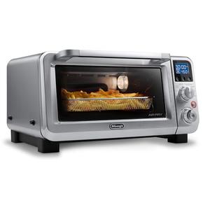 De'Longhi Digital Air Fry Convection Toaster Oven 14L Stainless Steel, Air Fry Oven, 9-in-1, Grills, Broils, Bakes, Roasts, Reheats, Keep Warm, Non-Stick, Scratch-Resistant Interior, 1800-Watts