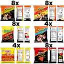 Frito-Lay Flamin' Hot Mix, Variety Pack, 3.34 Pounds, (Pack of 40), Packaging May Vary (EXP 08/26/25)