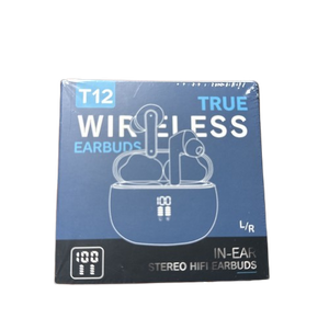T12 True Wireless Earbuds (Black)