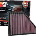 K&N High-Flow Original Lifetime Engine Air Filter: Increase Power: Premium, Washable: Compatible with 2017-2025 Subaru/Toyota: BRZ, 86, GR86, 33-5056