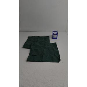 MIULEE Pack of 2 Decorative Outdoor Solid Waterproof Throw Pillow Covers Faux Linen Garden Farmhouse Cushion Cases for Patio Tent Balcony Couch Sofa 16x16 Inch Emerald Green