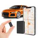 2025 New Model Mini Car GPS Tracker for Vehicles, Portable Real Time Magnetic GPS Tracking Device, No Subscription Required/ No Monthly Fee Full Global Coverage Location Tracker for Kids, Dogs, Trucks
