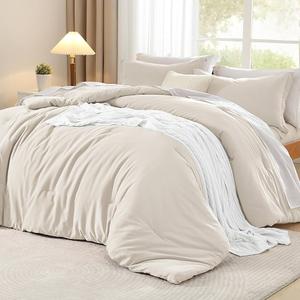 Blanket and 1 Pillow Of Cases, Size King (104×90in), Beige