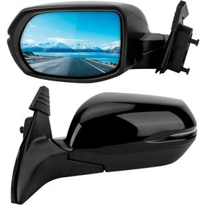 Left Driver Side Rear View Mirror Replacement for Honda HR-V HRV 2016-2022 - Rearview Mirrors Assembly with 6Pins, Electric Adjustment, Turn Signal Light, Heating, Black