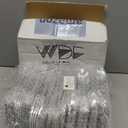 WDF 360 Pieces Silver Plastic Silverware- Disposable Flatware - Heavyweight Plastic Cutlery- Includes 120 Forks, 120 Spoons, 120 Knives for Christmas