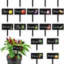 20Pcs Garden Signs for Vegetables, 20 Styles Waterproof Reusable Plant Label Signs, Fruit Plant Stakes Tags with Names for Indoor Outdoor Garden Decoration