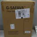 G-SAFAVA 62.5" Real Wood Floor Lamp for Living Room with Foot Switch Gold Arc Standing Tall Lamps for Bedroom Mid Century Modern Floor Lamps for Office Nursery Industrial Corner Reading Room Light