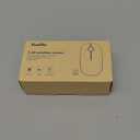 VssoPlor Wireless Mouse, 2.4G Slim Portable Computer Laptop Mouse with Nano Receiver Quiet Silent Optical Mice for Notebook, PC, Laptop, Computer-Pure Pink