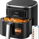 Beelicious Pro 10-in-1 MicroTemp Air Fryer 6.5QT, PFAS-Free Ceramic Coating Airfryers, Nonstick & Dishwasher Safe, AI-Powered E-Recipes, Shake Reminder, Compact, Digital Display, 14.96*14.96*12.2 inch