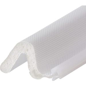 White Weather Stripping Seal - Exterior Door Strip for Frame, Set Includes One 36" Header and Two 84" Jambs Strips (White)