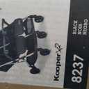 Joovy Kooper X2 Double Stroller, Lightweight Travel Stroller, Compact Fold with Tray, Black