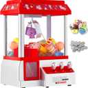 Claw Machine for Kids Toy Mini Claw Machine Candy Grabber Prize Dispenser Vending Machine Arcade Game Machines for Home Party Christmas Birthday Gifts Cool Girl Toys