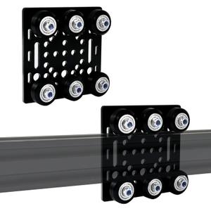 2 Pack 2040 V-Slot Gantry Plate Assembled for 2040 V-Slot T-Slot Aluminum Extrusion 3D Printer Accessories