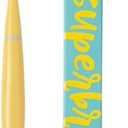 SuperMouth® SuperBrush Jr.® Kids Manual Toothbrush – Soft Patented SuperBristles® Clean Baby Teeth 30X Better, Gentle Plaque Removal, Augmented Reality Teaches Proper Brushing, Color: Sunshine Smile