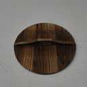 YOSUKATA Cast Iron Wok Cover - Premium Wok Cover 13.5 inch Pan Lid - Wooden Wok Lid 13.5 in with Ergonomic Handle - Condensate-free 13.5 inch Lid - Wok Accessories for Genuine Asian Cooking