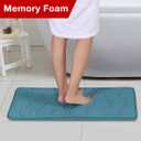 Flamingo P Memory Foam Bath Mat for Bathroom Rugs Non Slip Carpet,20x32,Dark Teal