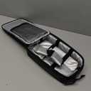 J.L. Childress Pack 'N Protect for Baby Bottles - Insulated Breast Milk Cooler Travel Bag for Moms, Portable Storage for Glass Baby Bottles & Food Containers, For Daycare or On the Go - Black