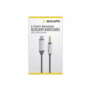 ACX USB C TO 3,5MM CABLE 6FT BK