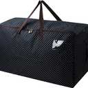 Waterproof Thick Over-Sized Organizer Storage Bag With Strong Handles for Travelling, College, Camping, Christmas, Festival Decorations