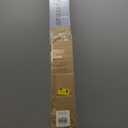 Aluminum Cordless Mini Blinds for Indoor Windows Room Darkening 100% Privacy 1" L-Shaped Blades Window Blinds for Home, for Window Size 48" W  64" H, Silver Grey