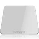 INEVIFIT Bathroom Scale, Highly Accurate Digital Bathroom Body Scale, Measures Weight up to 400 lbs. Includes Batteries (Silver)