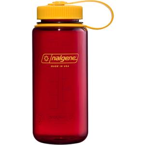 Nalgene Water Bottle - Lightweight Sustain Tritan BPA-Free Shatterproof Bottle for Backpacking, Hiking, Gym, 16 OZ, Wide Mouth, Laker