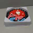 Word Game Family Board Games for Kids & Adults with 2 Modes,220 Topic Categories 24 Letters Pressing Games,Fun Fast-Paced Learning Game,35 Cards,LCD Display Timer,Christmas & Birthday Gifts,Red