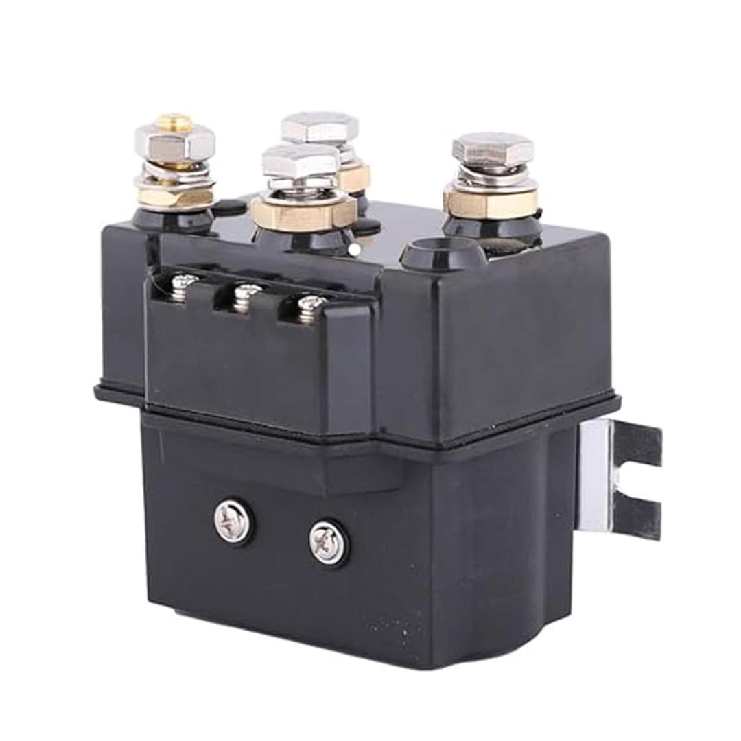 Tool Offroad Replacement Universal Winch Solenoid Relay Contactor 12V 500A for 8000lbs-15000lbs ATV UTV 4X4 Vehicles 4WD