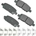 Akebono-ACT905A Ultra-Premium Ceramic Rear Disc Brake Pads GREY