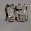 Lacdo Hard Carrying Case for SanDisk Extreme Pro/SanDisk Extreme Portable External SSD 500GB 1TB 2TB 4TB 8TB USB-C Solid State Drive EVA Shockproof Water Repellent Protective Storage Travel Bag, Black