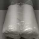 100% Cotton Bed Pillows - King Size Set of 2 - Breathable Cotton Cover - Soft, Comfy Down Alternative for Back & Stomach Sleepers - Low Density, Low Loft Support & Machine Washable - 20" x 40" (White)