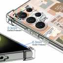 Case for Galaxy S24 Ultra with Christian Quotes Design,Jesus God Bible Verse Pattern,Clear Soft TPU Bumper Case,6.8"(Christian,s24u)