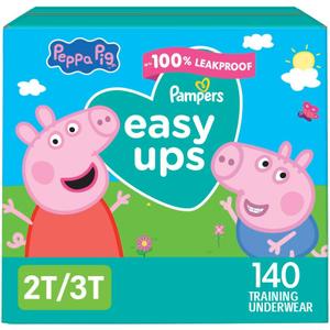 Pampers Training Pants - Easy Ups Girls & Boys - Size 2T-3T, 140 Count, My Little Pony Potty Underwear (Packaging May Vary)