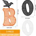 Christmas Decorations Illuminated Sign Boo Perfect for Christmas Decorations, Suitable for Indoor and Outdoor use on porches, Gardens, and lawns.