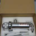 Metal Gourmet Pasta Press Attachment for Kitchenaid Stand Mixer, Pasta Maker Attachment with 5 Interchangeable Plates, Spaghetti Bucatini Fusilli Large/Small Macaroni