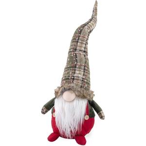 Boston International Decorative Winter Fabric Gnome Figurine, 27-Inches, Wynn The Winter Gnome (No Size)