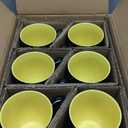 GBhome 16oz Coffee Mugs Set of 6, Large Ceramic Coffee Mugs for Man, Woman, Dad, Mom, Modern Coffee Mugs Set with handle for Tea/Latte/Cappuccino/Milk/Cocoa. Dishwasher & Microwave Safe, Yellow