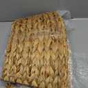 Christmas Tree Collar, 23.5 D Handmade Natural Water Hyacinth Christmas Stand Tree Collar Basket Base Cover for Holiday Decoration