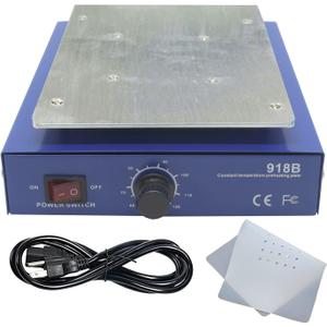 110V US Plug 7 inch Heating Plate LCD Screen Open Separator Desoldering Station for iPhone Samsung Cellphone Cracked Repair Refurbish fix Separating Tool Perheating Platform