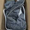 Electric Heating Pad for Pain Relief  35"x20" King Size, Moist & Dry Heat, Machine Washable Soft Velvet, Adjustable Temperature, Auto Shut Off, Ideal for Period Cramps, Back, Neck, Shoulder & Waist (Dark Grey)