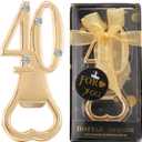 N&F 24 Pack Bottle Opener for 40th Birthday Party Favors, Wedding Anniversaries Souvenirs & Gifts (40th)