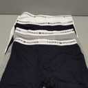 Tommy Hilfiger mens Underwear Cotton Classics Megapack Boxer Brief - Size M, Pack of 4, Black, Blue, White, Grey.