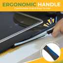 Cleaning Brush, 5 Pcs Hard Bristle Crevice Cleaning Brush, Grout Brush, Scrub Brush for Tile Grout Crevice, Gap Cleaning Tools for Bathroom Kitchen Toilet Window Track (5, Black)