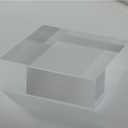 CiaoHER 2in Thickness Solid Acrylic Cube Display Block Clear Polished Pedestal Stand Riser Solid Base 2'' x 6" x 6", 1 Pack