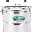 2 Layers Lunch Box, Stackable Stainless Steel Thermal Lunch Box Food Lunch Containers Insulated Bento Boxes Food Container for Office Outdoor Travel